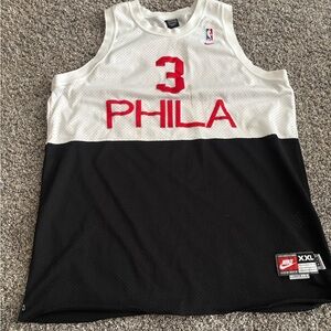 Nike Phila Jersey in Black, White, and Red